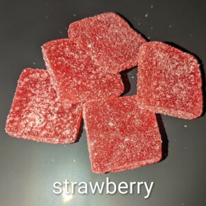 Strawberry 25mg gummy